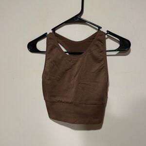 Pink Hi-neck sports bra